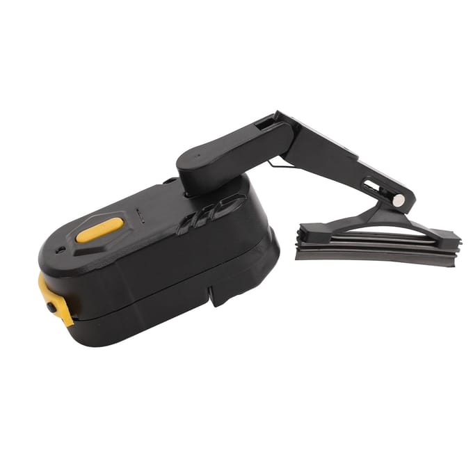Essuie-glace universel rechargeable à 2 vitesses pour casque de moto, résistant à l'eau black