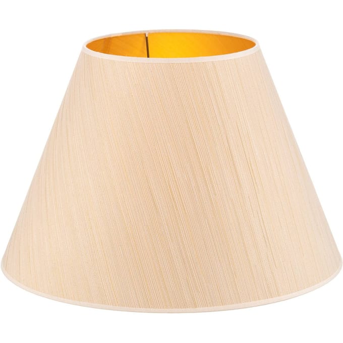Duolla kap Sofia hoogte 31 cm, wit/goud gestreept