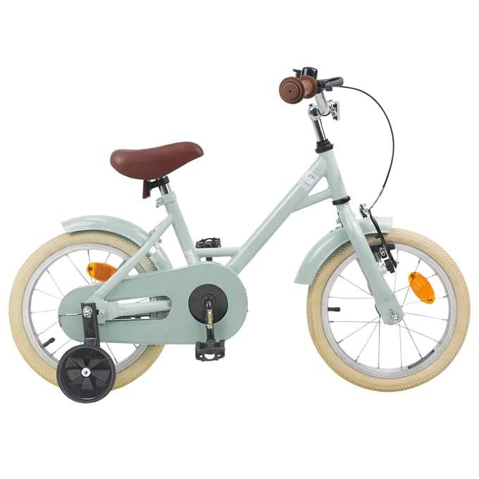 vidaXL - Kinderfiets - 16 - Inch - voor - 4-6 - jaar - oud - Lichtgroen