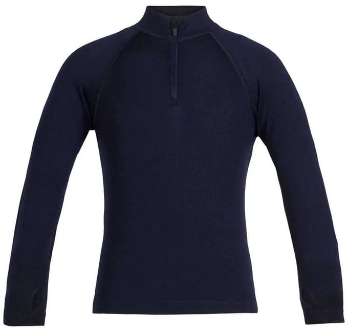 Icebreaker Merino 260 Tech Lange Mouwen Basislaag Blauw 12 Years Kinderen