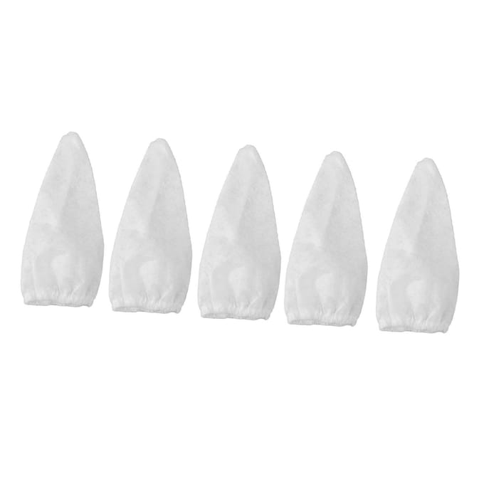 5 STuks Vacuüm Filterzak Vervanging Herbruikbaar Polyester Vezel Zwembadreiniger Filter white