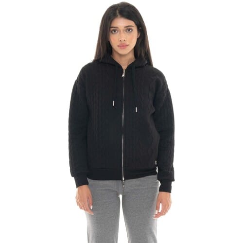 Capuchon sweaters Leone 1947 Woman Hoody Full Zip Braid