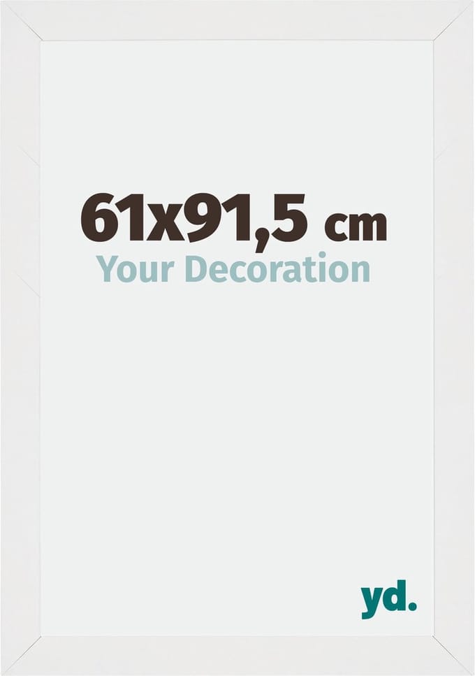 Your Decoration - Fotolijst 61x91,5 cm - MDF - Wit Hoogglans - Mura