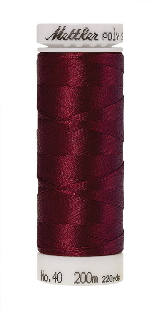 Mettler borduurgaren - Rood - Nr 2113 - Polysheen - 200 meter