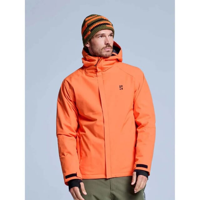 POEDERBAAS - arctic 2l insulated jacket men - Ski jack heren - Oranje