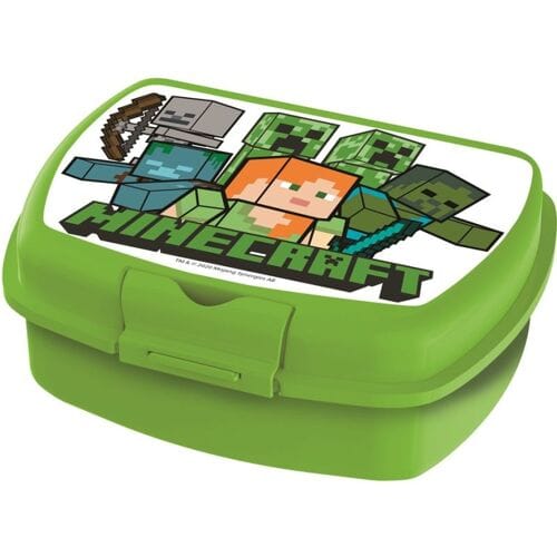 Stor Minecraft Alex with Enemies Broodtrommel-Groen (Diversen) Nieuw
