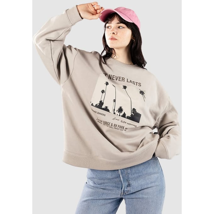 Vans Neverlasting OS Crew Sweater grijs