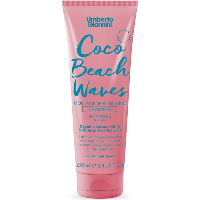 Umberto Giannini Boho strand CoCo Beach Waves Moist.Repl. Shampoo Hydraterende shampoo Dames 250 ml