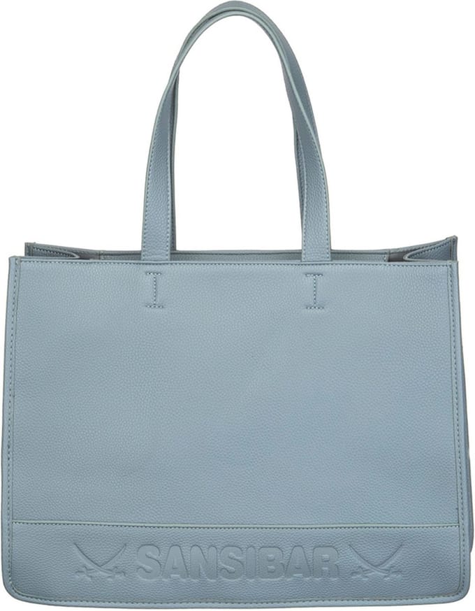 Sansibar Handtas Tote Bag Jeans Blauwgrijs