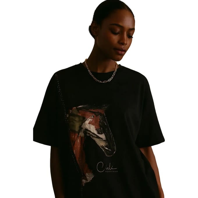 T-shirt dames Cieli Equestrian The Iyanda Horse Head