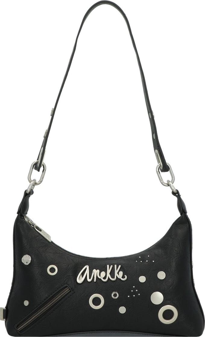 Anekke Schoudertas Core Crust Shoulder Bag Black Zwart