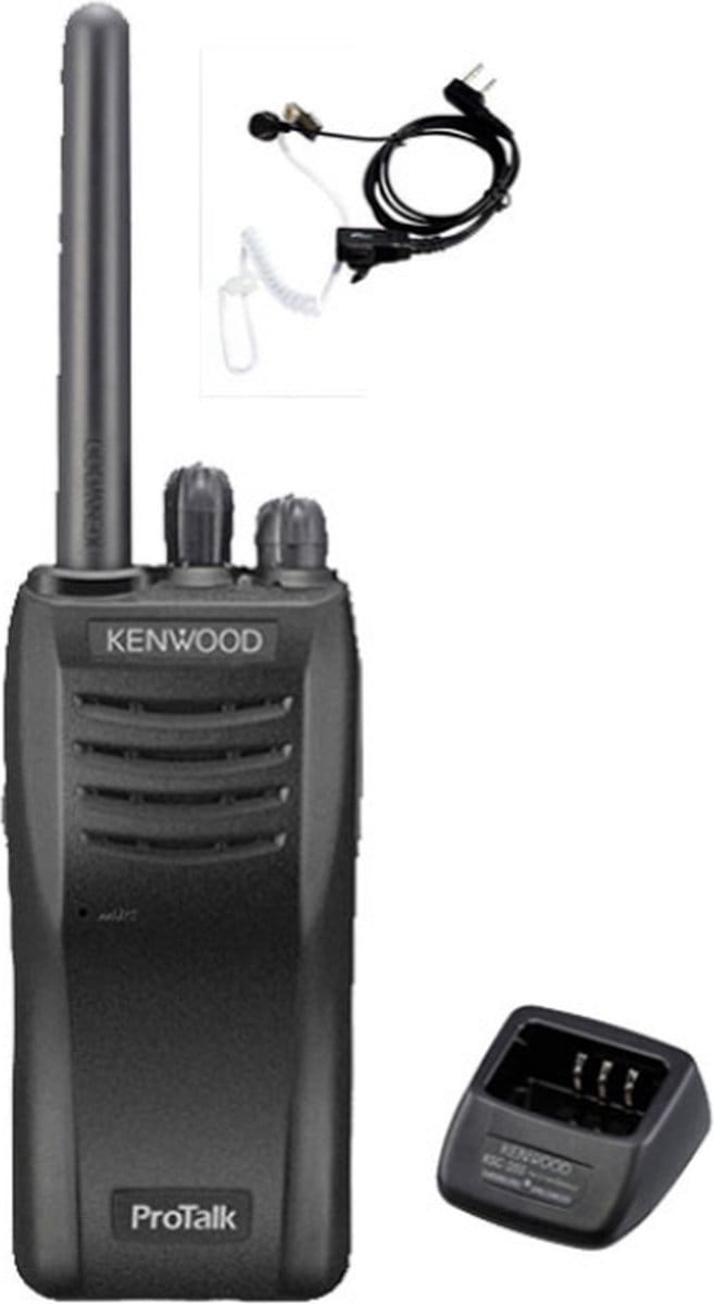 Kenwood TK-3501 met beveiliging oortje en tafellader