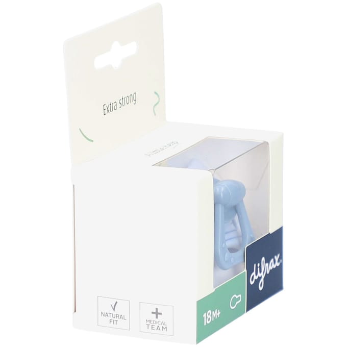 Difrax Natural Fopspeen - 18+ Mnd - Stripy Blue