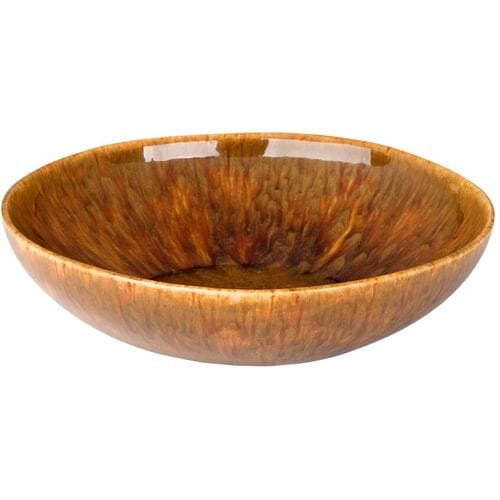 GGM Gastro (6 Stück) RUSTIQUE - Bowl / Tiefer Teller - Ø 210mm - Braun