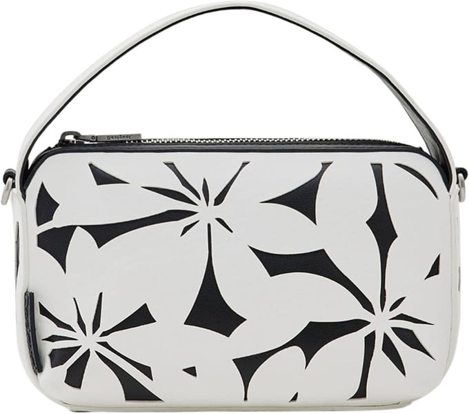 Desigual Handtas Schoudertas Onyx Narbonne Mini Hand Bag White Wit