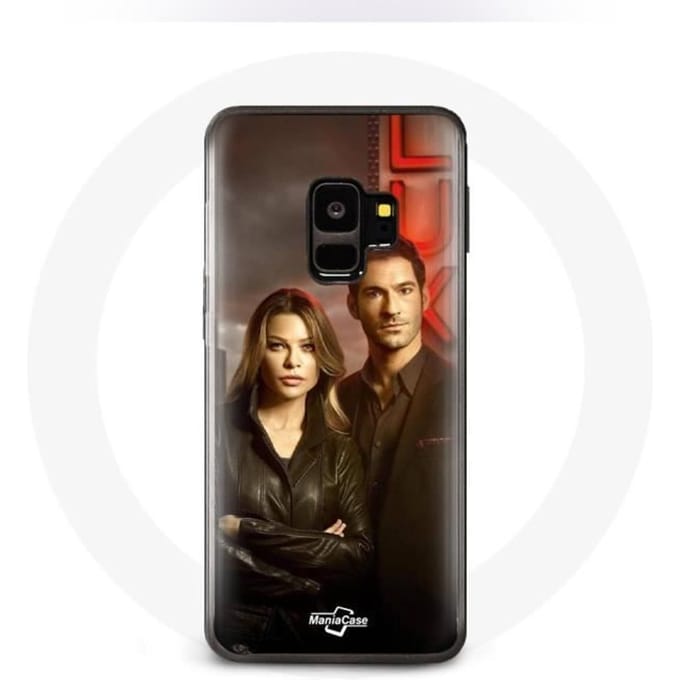 Samsung Galaxy S9 hoesje Chloe Decker en Lucifer Morningstar