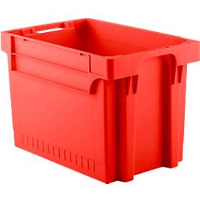 Euronorm bak EFB 644, 72 l, rood