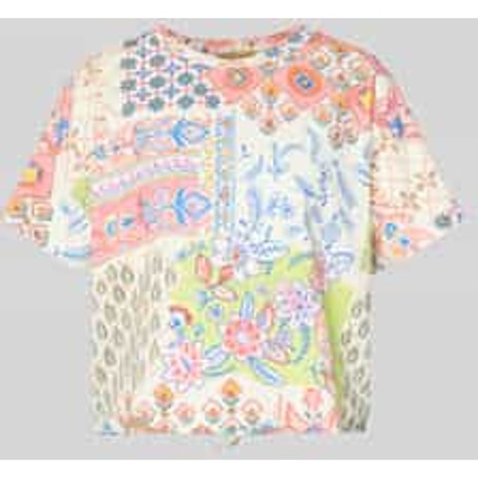 Oversized T-shirt met ronde hals