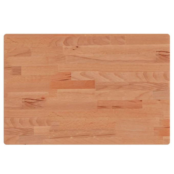 vidaXL - Wastafelblad - 60x40x1,5 - cm - massief - beukenhout