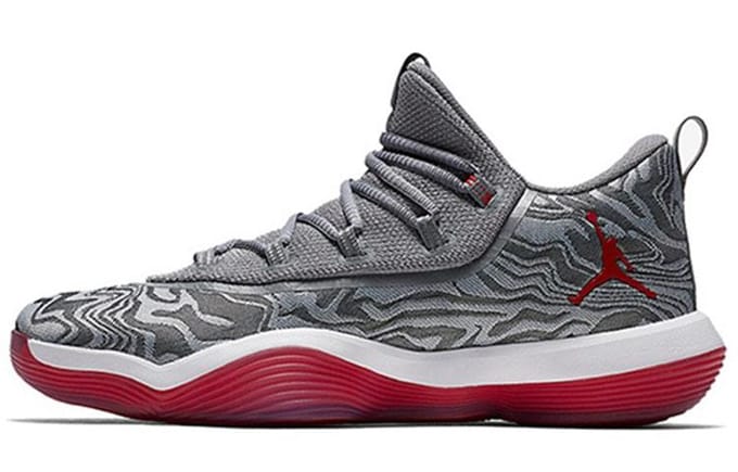 Air Jordan SuperFly 2017 Low 'Gris Rouge' AJ2664-004 42 brown