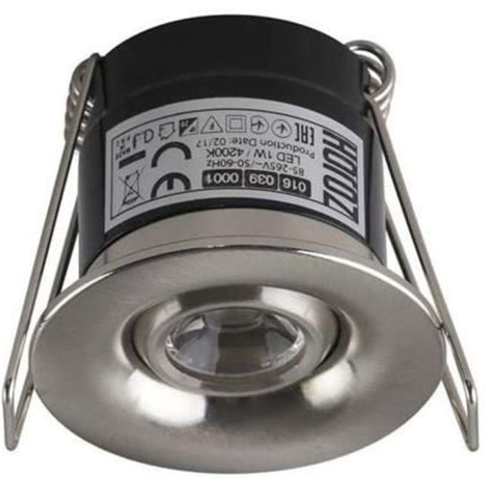 LED veranda / terrasoverkapping inbouwspots - Chroom - 4200K - Daglicht