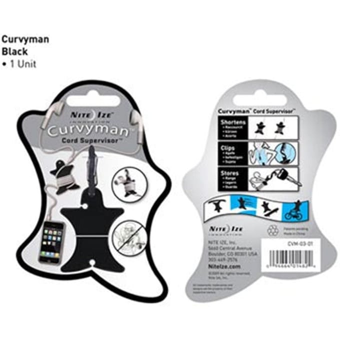 Nite ize curvyman zwart