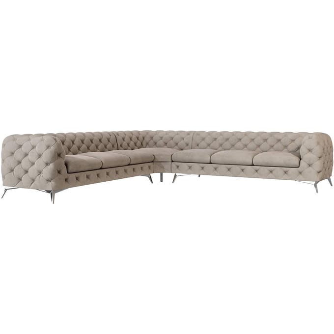 6-zitshoekbank Nora velvet | Ropez