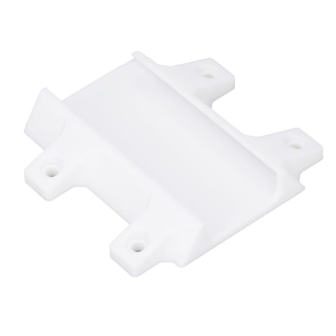 Ethernet Adapter Wandmontage Wit ABS Stevige Structuur Veilige Montage Ethernet Adapter Beugel white