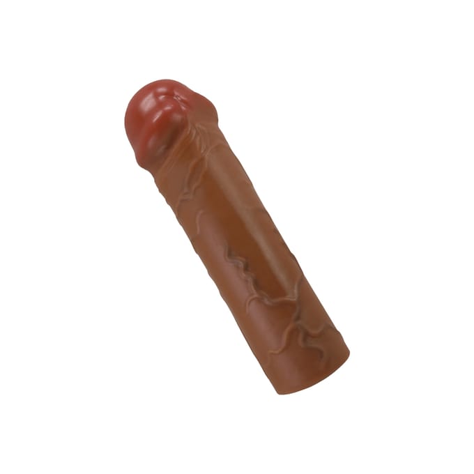 Pretty Love - Nile - Verlengde Penis Sleeve - 25mm - Bruin