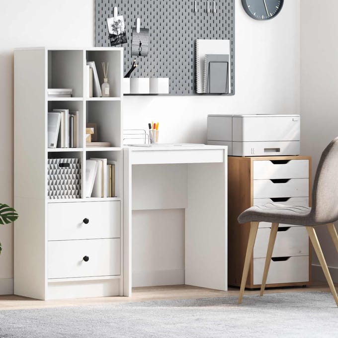 vidaXL - Bureau - Wit - 60 - x - 40 - x - 76 - cm