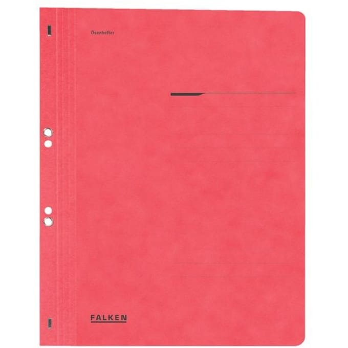 Falken ringhechtmap,  A4, volledige kaft, 1 stuk, rood
