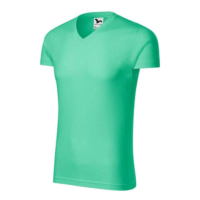 T-shirt met V-hals Malfini Slim 146