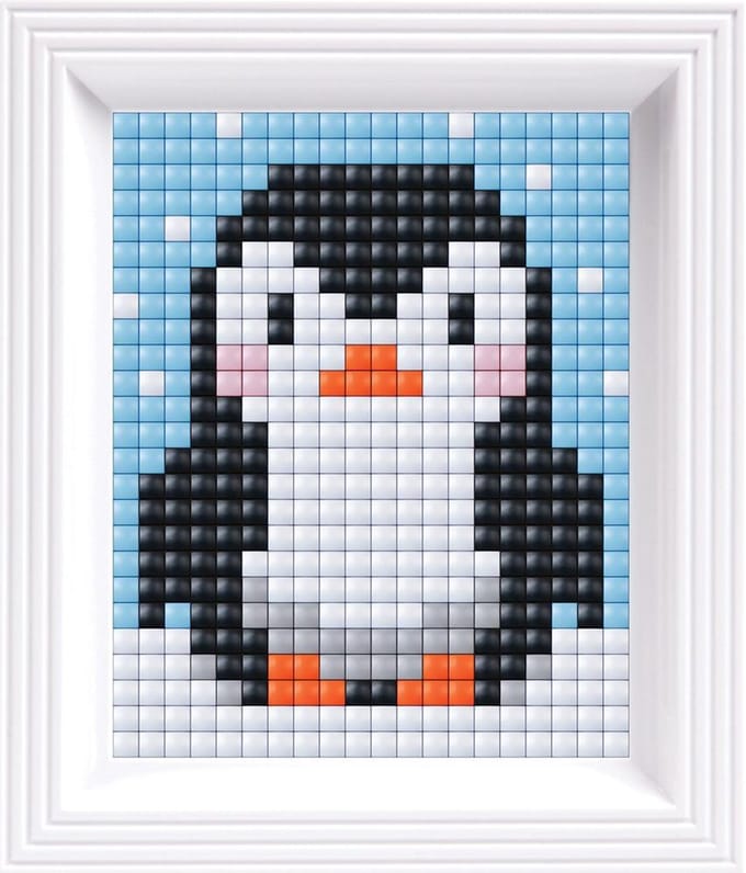 Pixelhobby XL - Complete set met Lijst - Pinguin