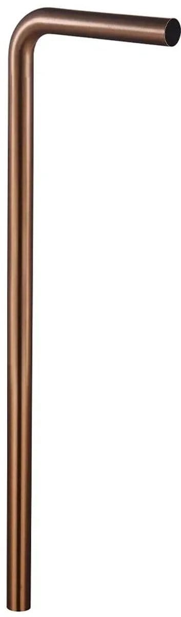 DutchLine - Luxe vloerbuis 32mm – Geborsteld koper