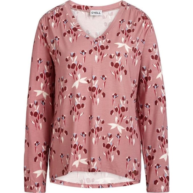 Cyell Muraski Tulip Dames Pyjamashirt - Pink Tulip - Maat 38