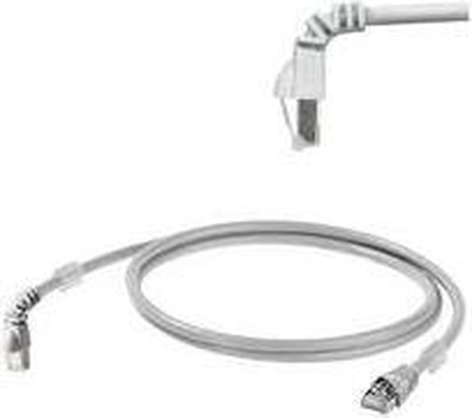 Weidmüller 1233160005 RJ45 Netwerkkabel, patchkabel CAT 6A S/FTP 0.50 m Grijs UL gecertificeerd 1 stuk(s)