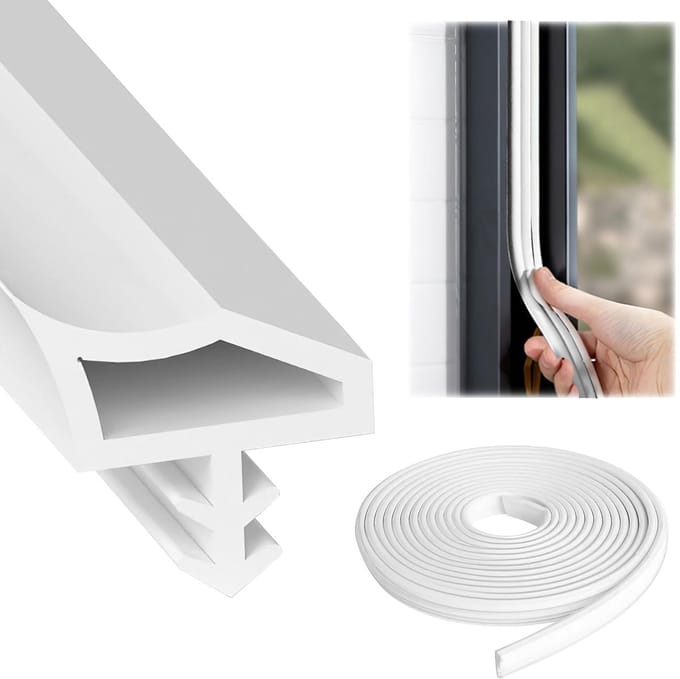 Dailygoods- Deurrubber 10 m - Pvc - Geluidsisolatie - Winddicht
