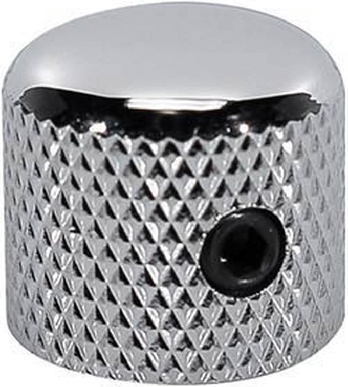 Boston KCH-225 Chrome Dome Knop 15mm met Set Schroef