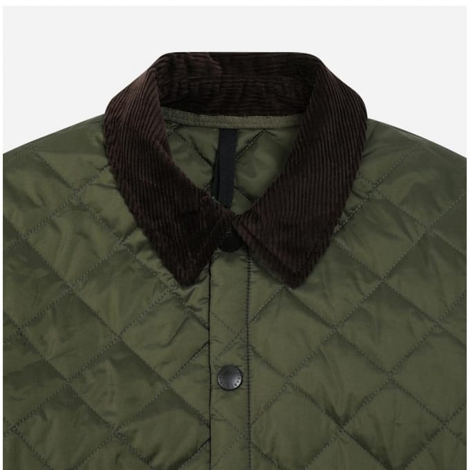 Barbour Mqu0240 Ol71 LideSdale Diamant Gewatteerd Herenjack MQU0240 OL71 (M) gray