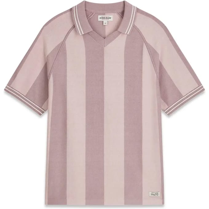 Guess Jeans M6grz2z4511 Korte Mouw Poloshirt Roze M Man