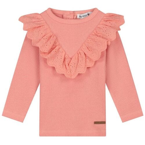 Prénatal baby shirt Dark Coral Pink 62 dames