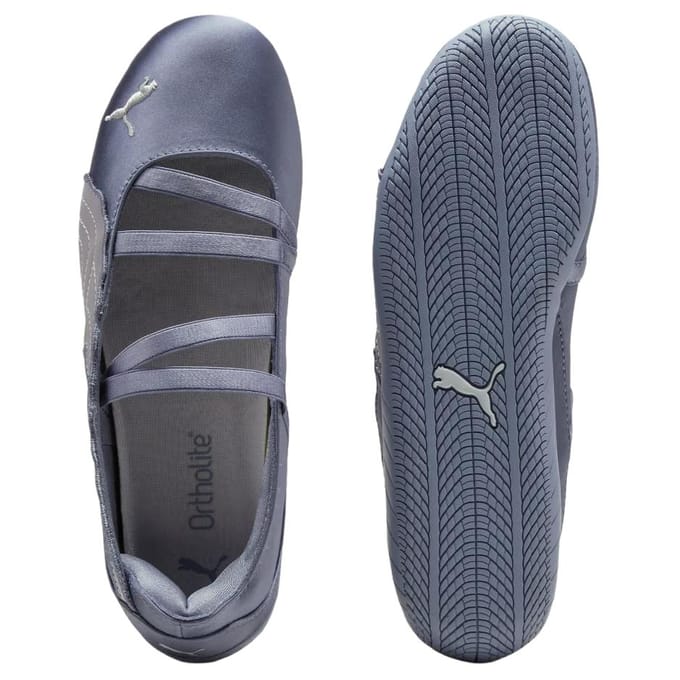 Puma Speedcat Sneakers Dames - Zilver - Maat 38 - Leer