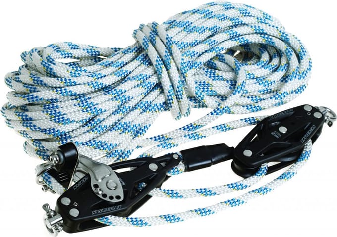 Rutgerson Mainsheet tackle 4:1, 60mm block, 2