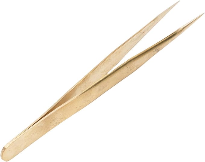 Koperen Pincet - Precisie Tang - Knutselen Horloges - Anti-Magnetisch - 1 Eenheid - Koper