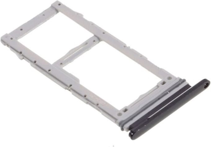 Voor Samsung Galaxy S10 / S10+ / S10e SIM/SD Kaarthouder Zwart