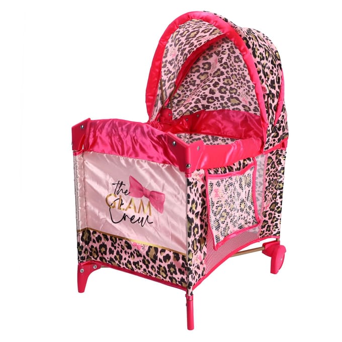 The Glam Crew Poppenbed - One Size - Meisjesspeelgoed - Roze - The Glam Crew