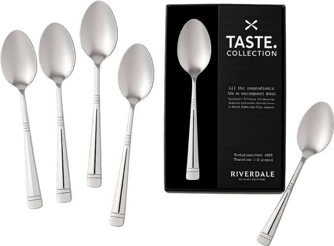 Riverdale - Theelepel - Pure - 6 stuks - 17 cm