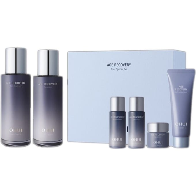 O HUI Age Recovery 2-delige Speciale Set 6 items Koreaanse Luxe Merk Winkel white