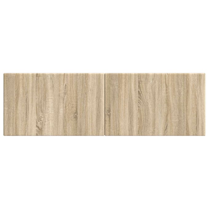 vidaXL - Wandgemonteerd - Hoofdbord - BREDA - Sonoma - Eiken - Bewerkt - hout