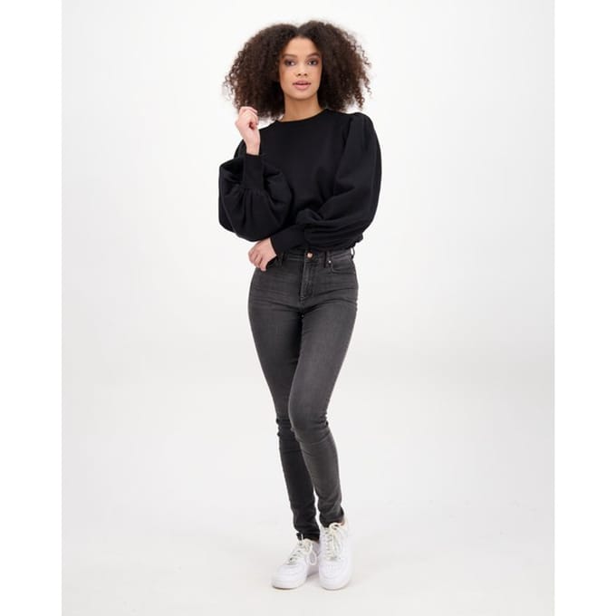 RAIZZED Merve Sweater Deep Black Maat: M | Sweaters Outlet | Dames | Zwart